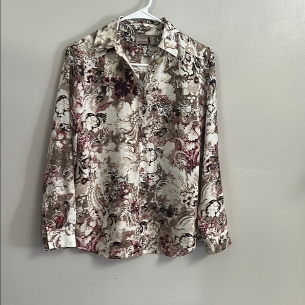 Chico's Multicolor Floral Men's Shirt